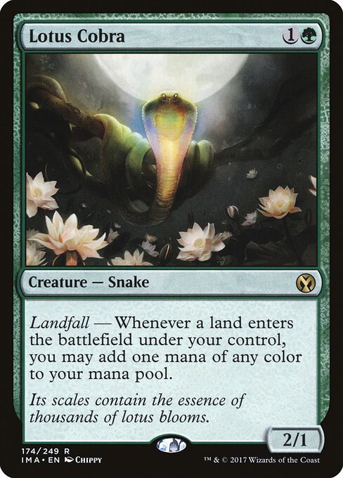 Lotus Cobra card from IMA #174