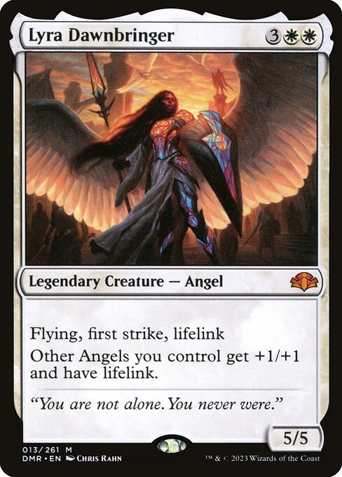 Lyra Dawnbringer card from DMR #13