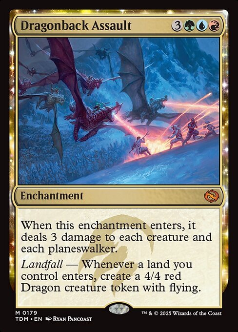 Dragonback Assault card from TDM #179
