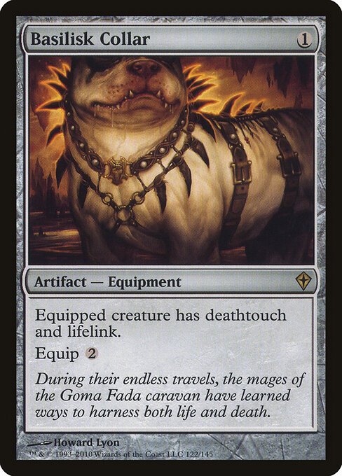 Basilisk Collar card from WWK #122