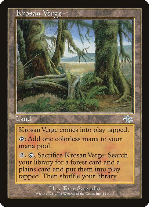 Krosan Verge card from JUD #141