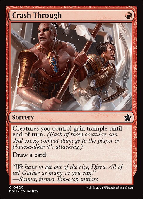 Crash Through card from FDN #620