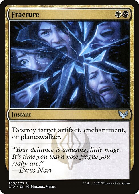 Fracture card from STX #188
