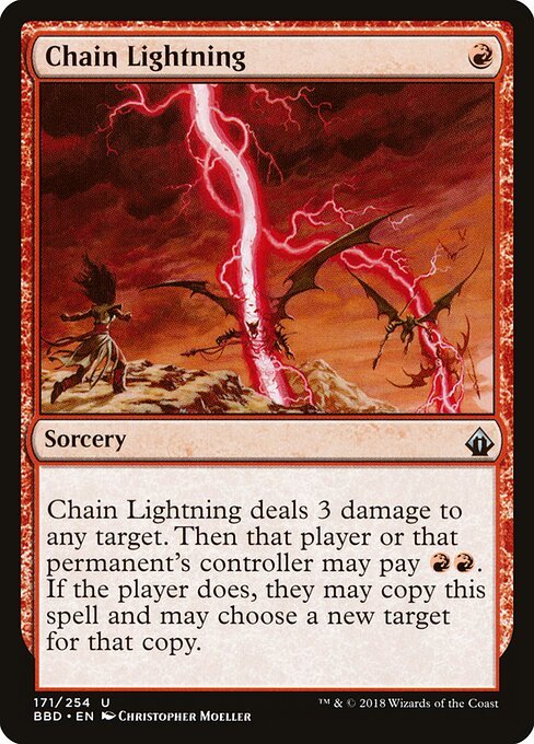 Chain Lightning card from BBD #171