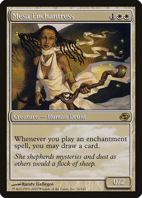 Mesa Enchantress card from PLC #26