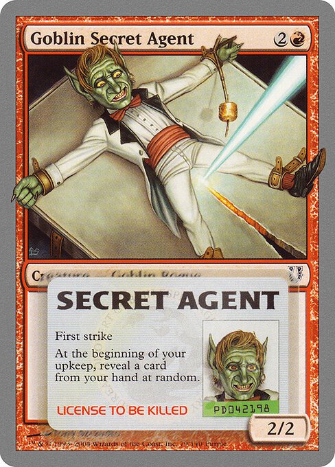 Goblin Secret Agent card from UNH #79