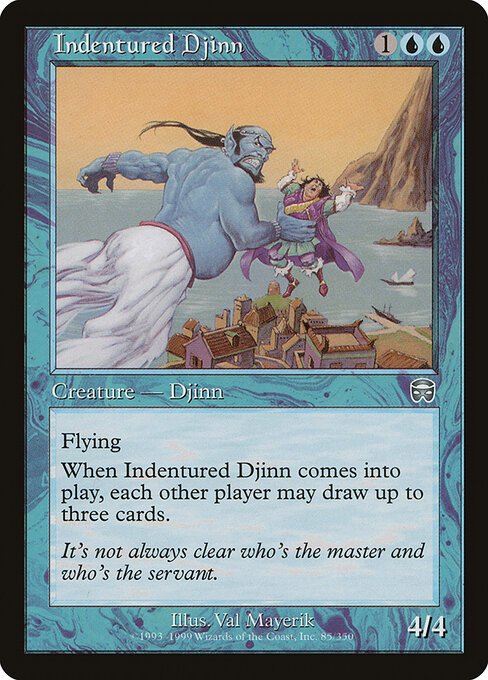 Indentured Djinn card from MMQ #85