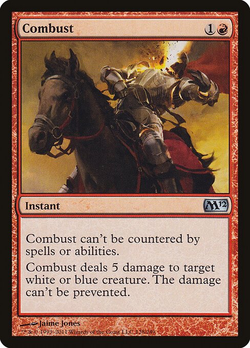 Combust card from M12 #128