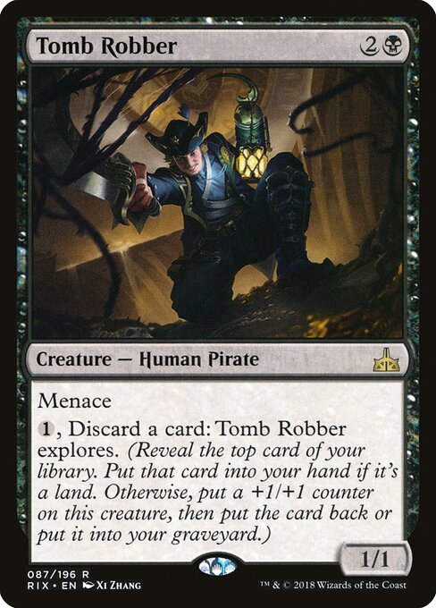 Tomb Robber card from RIX #87