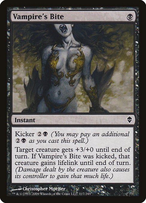 Vampire's Bite card from ZEN #117