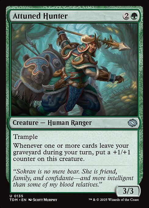 Attuned Hunter card from TDM #135