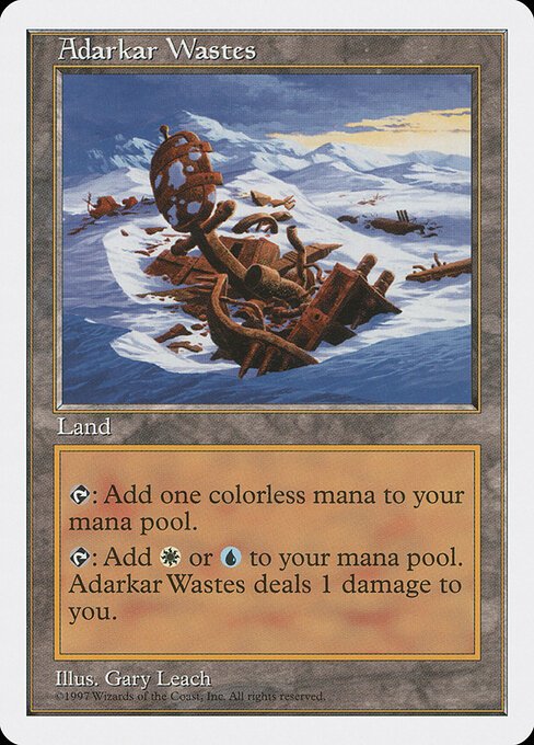 Adarkar Wastes card from 5ED #product-2013