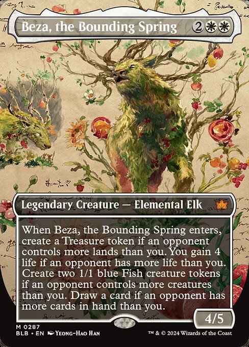 Beza, the Bounding Spring card from BLB #287