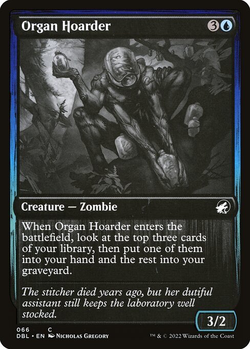 Organ Hoarder card from DBL #66