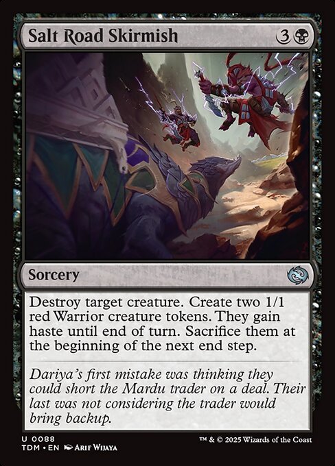 Salt Road Skirmish card from TDM #88