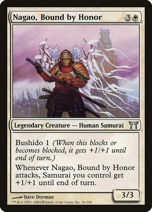 Nagao, Bound by Honor card from CHK #36