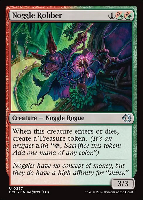Noggle Robber card from ECL #237