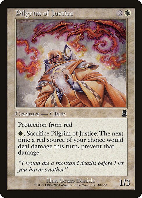 Pilgrim of Justice card from ODY #40