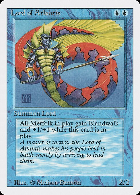 Lord of Atlantis card from 3ED #product-1484