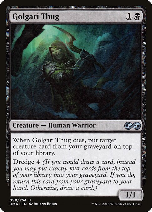 Golgari Thug card from UMA #98