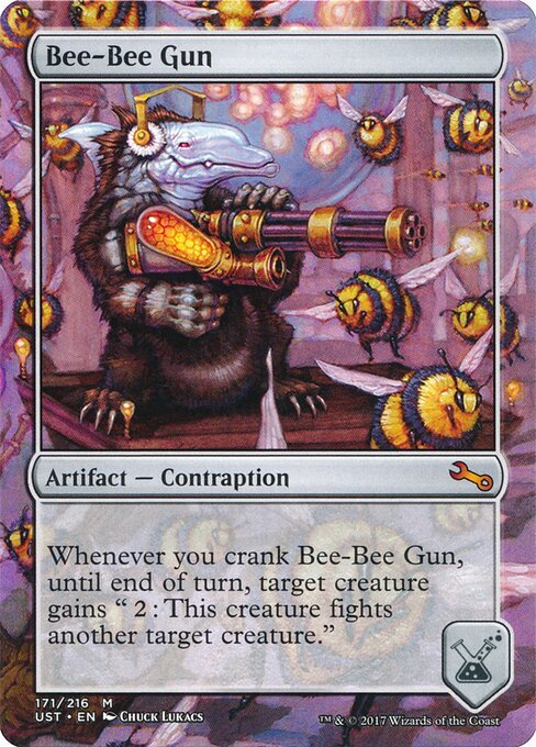 Bee-Bee Gun card from UST #171