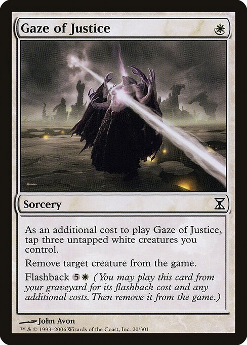 Gaze of Justice card from TSP #20