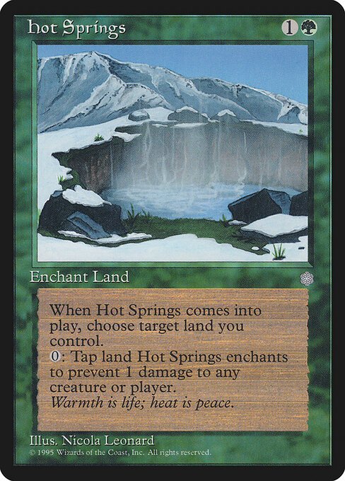 Hot Springs card from ICE #product-4723