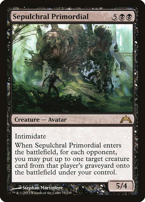 Sepulchral Primordial card from GTC #75