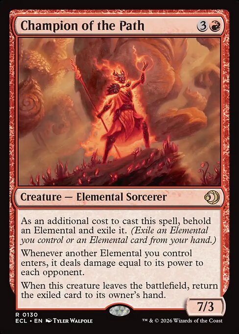 Champion of the Path card from ECL #130