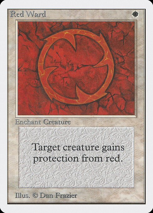 Red Ward card from 2ED #product-9180