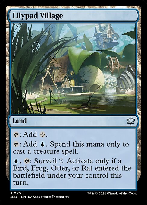 Lilypad Village card from BLB #255