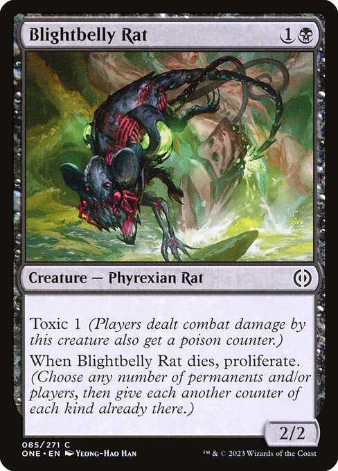 Blightbelly Rat card from ONE #85