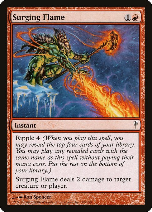 Surging Flame card from CSP #99