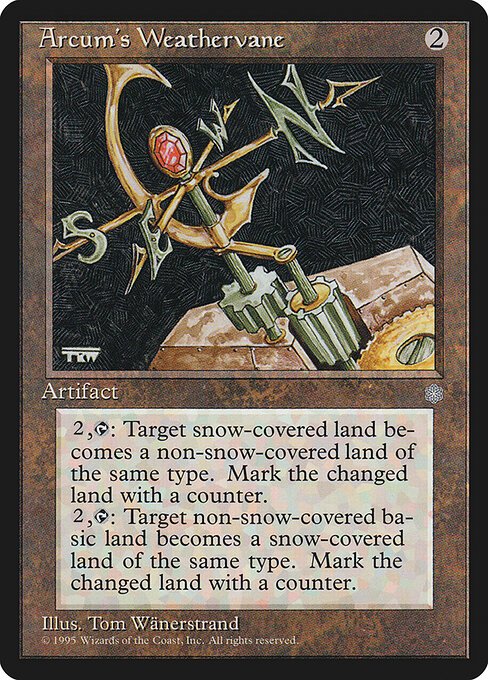 Arcum's Weathervane card from ICE #product-4586