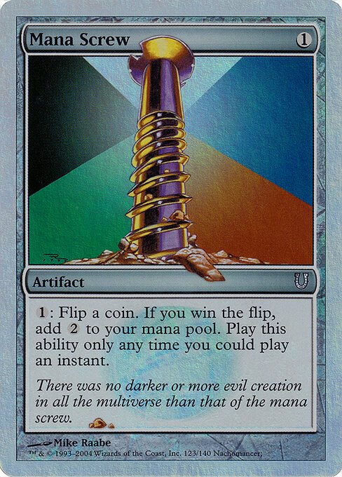 Mana Screw card from UNH #123