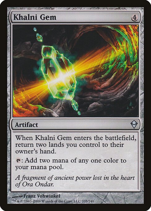 Khalni Gem card from ZEN #205