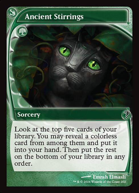 Ancient Stirrings card from MB2 #202