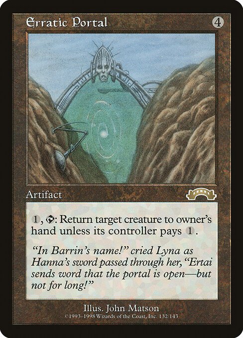 Erratic Portal card from EXO #132