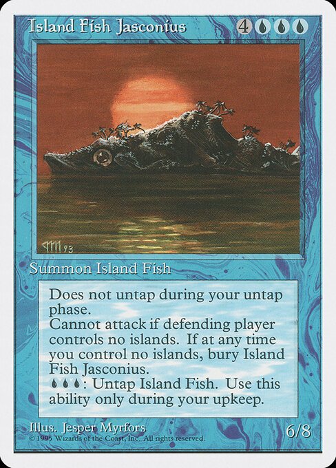 Island Fish Jasconius card from 4ED #product-1803