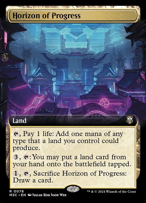 Horizon of Progress card from M3C #78