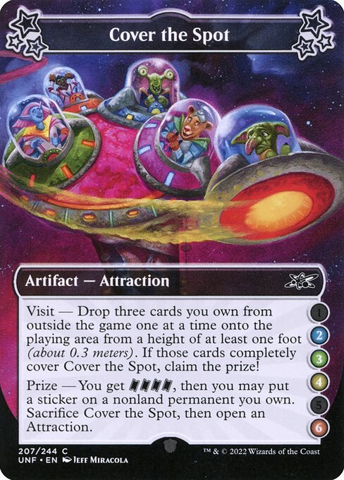 Cover the Spot card from UNF #207