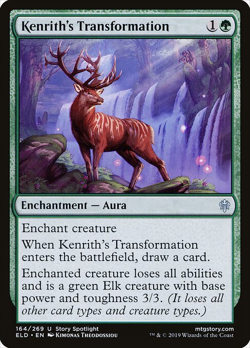Kenrith's Transformation card from ELD #164