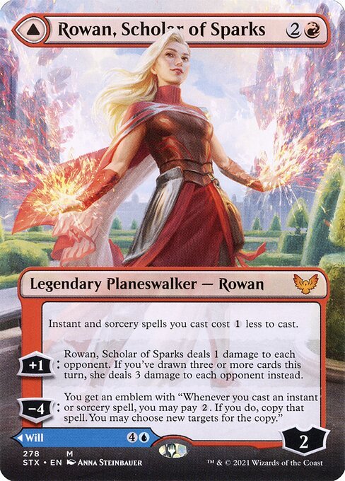 Rowan, Scholar of Sparks card from STX #278