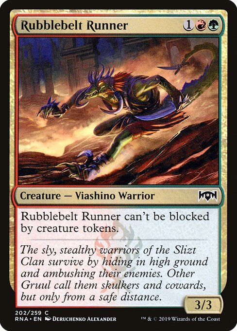 Rubblebelt Runner card from RNA #202