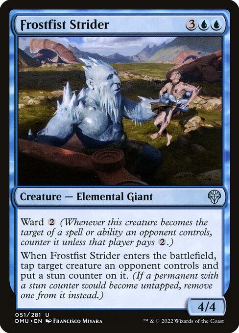 Frostfist Strider card from DMU #51