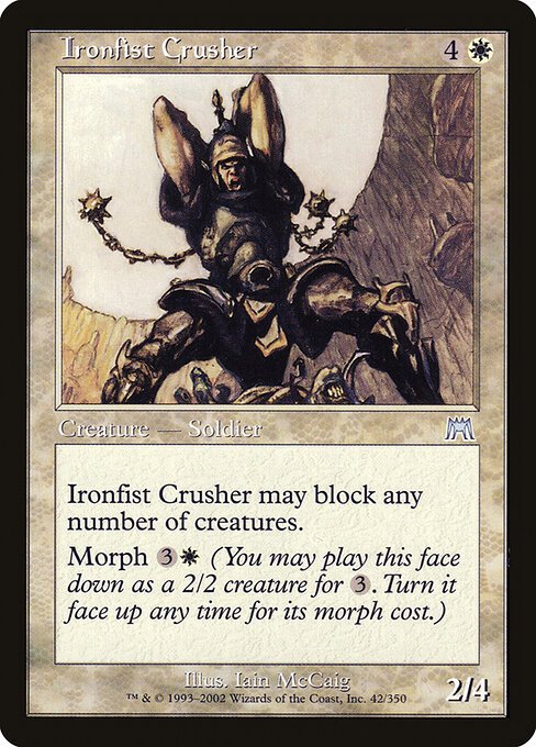 Ironfist Crusher card from ONS #42