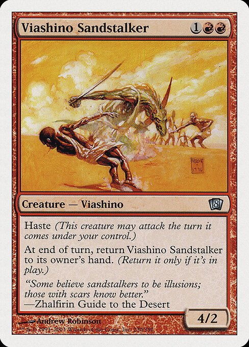 Viashino Sandstalker card from 8ED #230