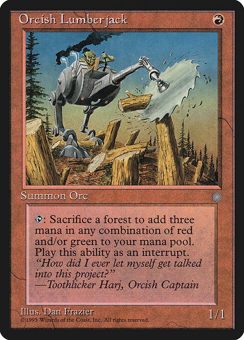 Orcish Lumberjack card from ICE #product-4828