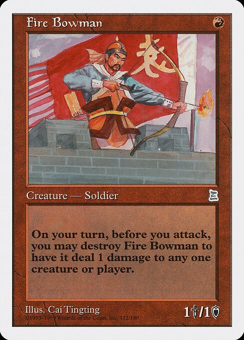 Fire Bowman card from PTK #112