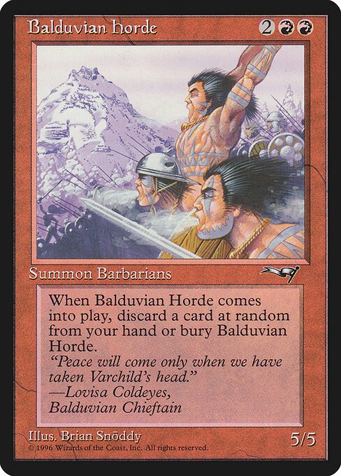 Balduvian Horde card from ALL #product-4105